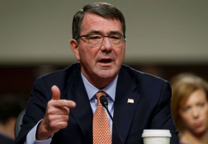 U.S. defense secretary-nominee Carter testifies at Senate Armed Services Committee confirmation hearing on Capitol Hill in Washington