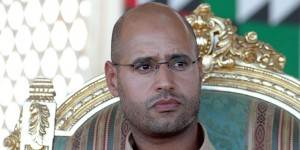 Saif Al-Islam lors d’une cérémonie officielle à Gharyan (au Sud de Tripoli), le 18 août 2007.